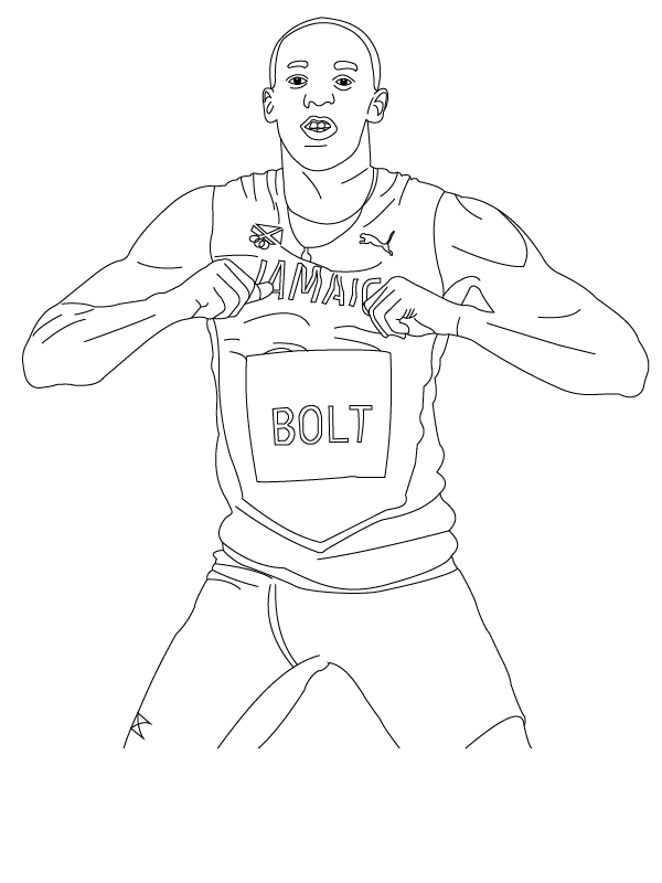 Usain Bolt Vorbereitung
