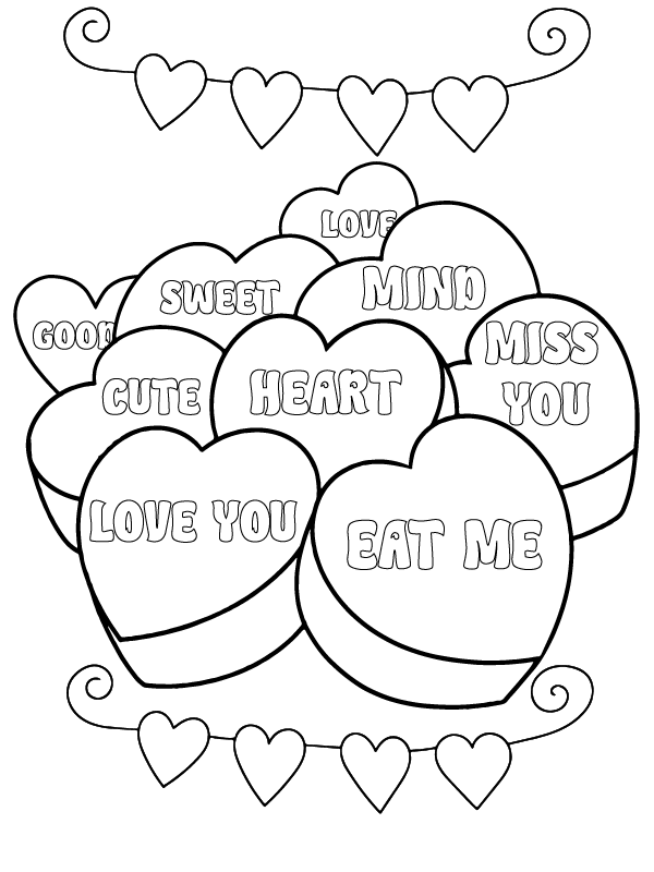 Valentine Candy Heart Sayings