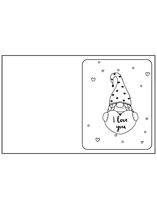 Valentine Gnomes Love Card