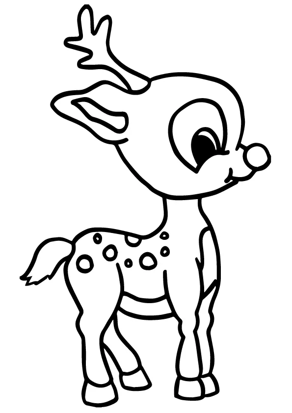 Deer Coloring Page