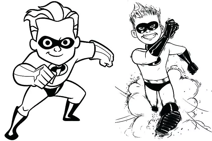 Incredibles 2 Coloring Page