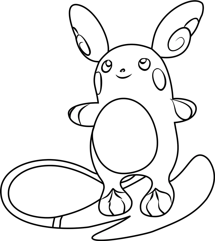 Pokemon Malvorlagen Raichu