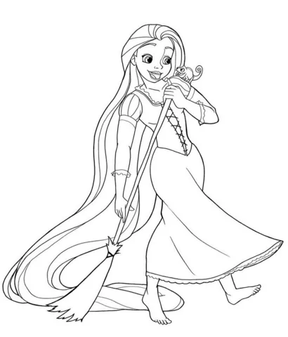 Rapunzel Sweeping