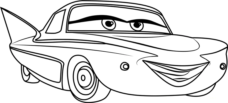 Cars 3 Coloring Page