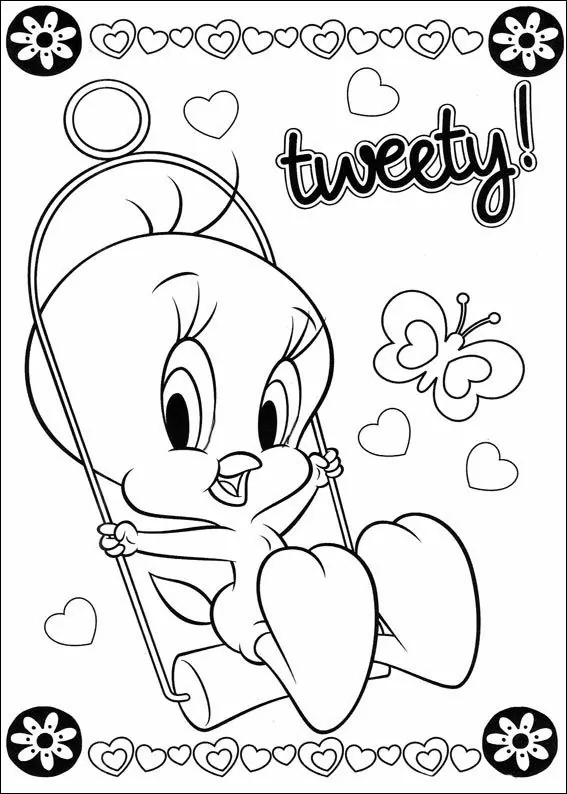 Tweety Swinging