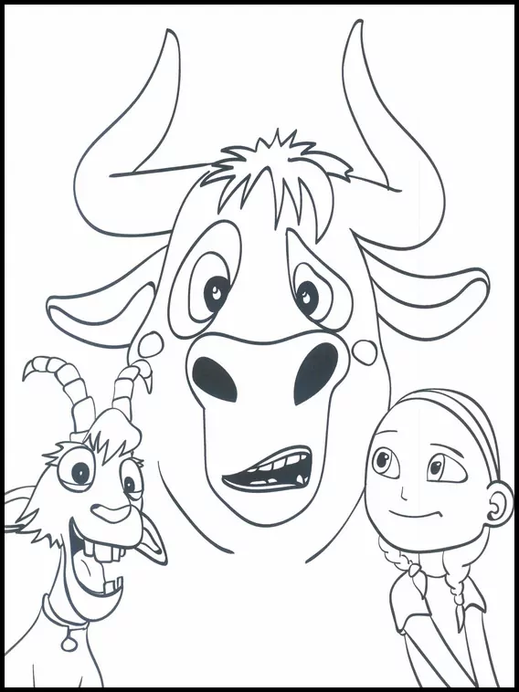 lupe coloring page high quality ferdinand