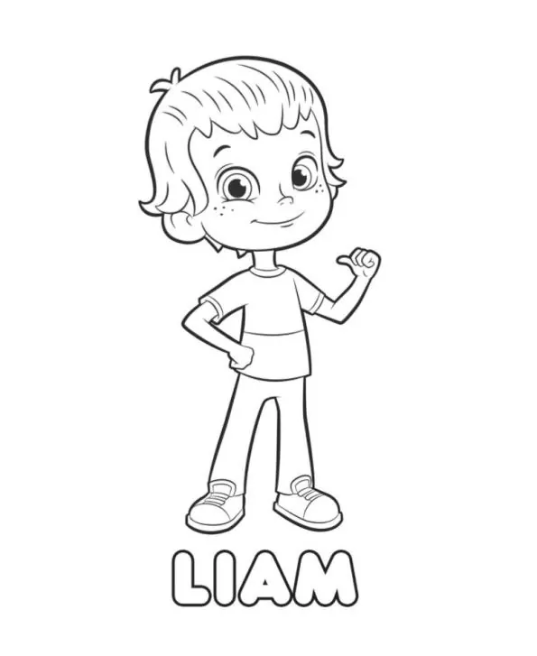 liam coloring page pdf rusty rivets