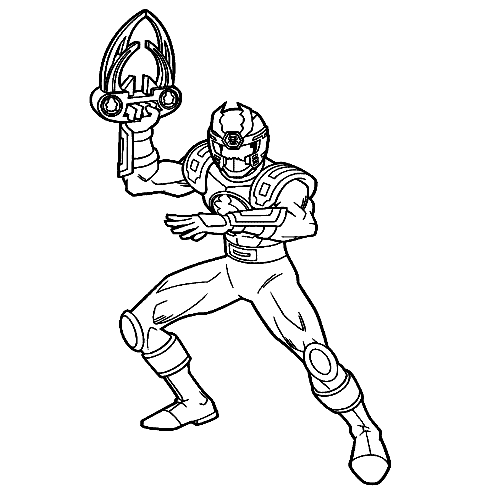 Power Rangers Coloring Page