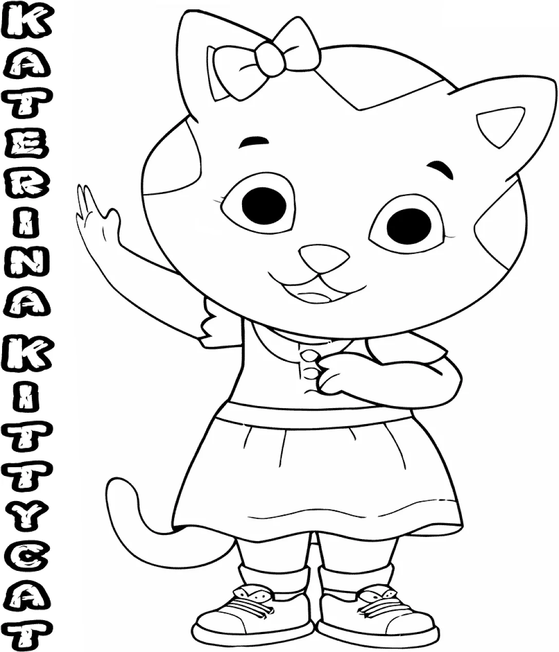 Katerina Kittycat - Coloring Pages