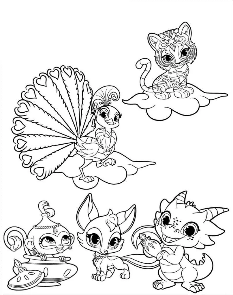 All Lovely Pets In Shimmer And Shine