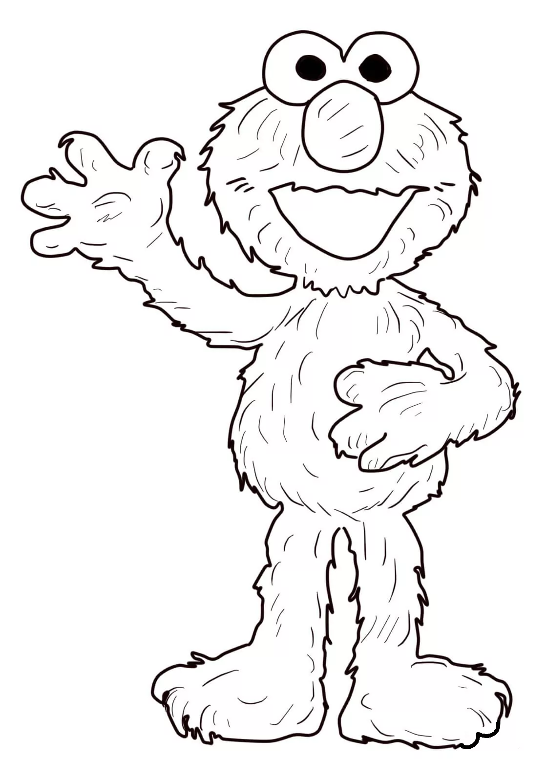 Elmo Coloring Page