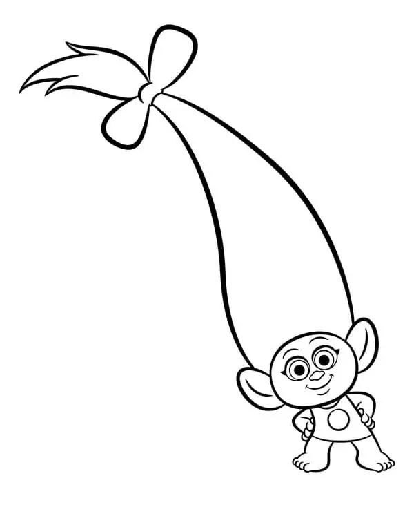 Trolls World Tour Coloring Page