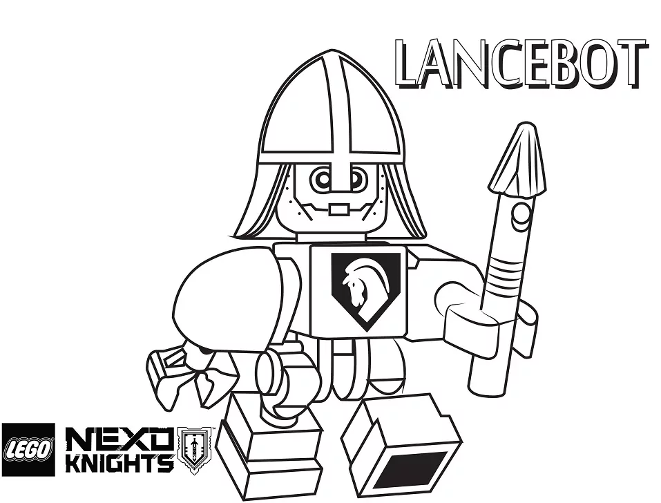 Lego Nexo Knights Malvorlagen - Kostenlose druckbare Malvorlagen für Kinder