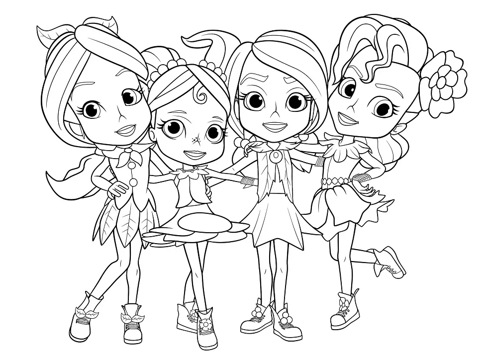 Rainbow Rangers - Coloring Pages