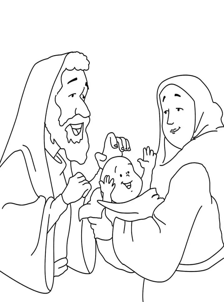 Abraham and Sarah 12 Coloring Page - Free Printable Coloring Pages for Kids