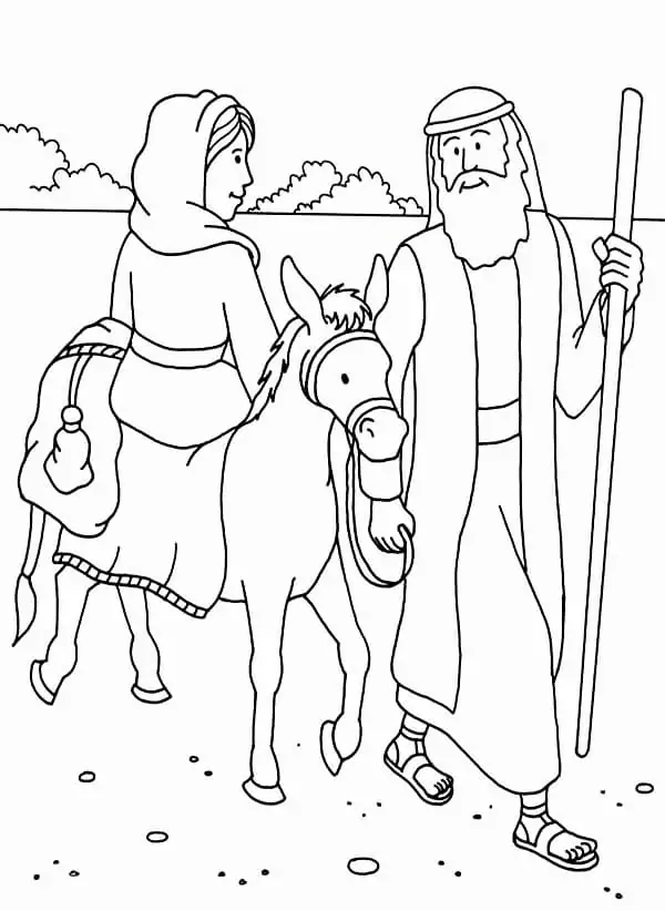Abraham and Sarah 14 - Coloring Pages