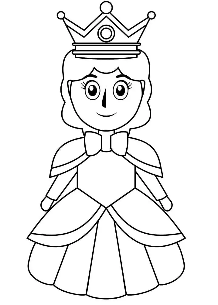 Queen 2 Coloring Page - Free Printable Coloring Pages for Kids