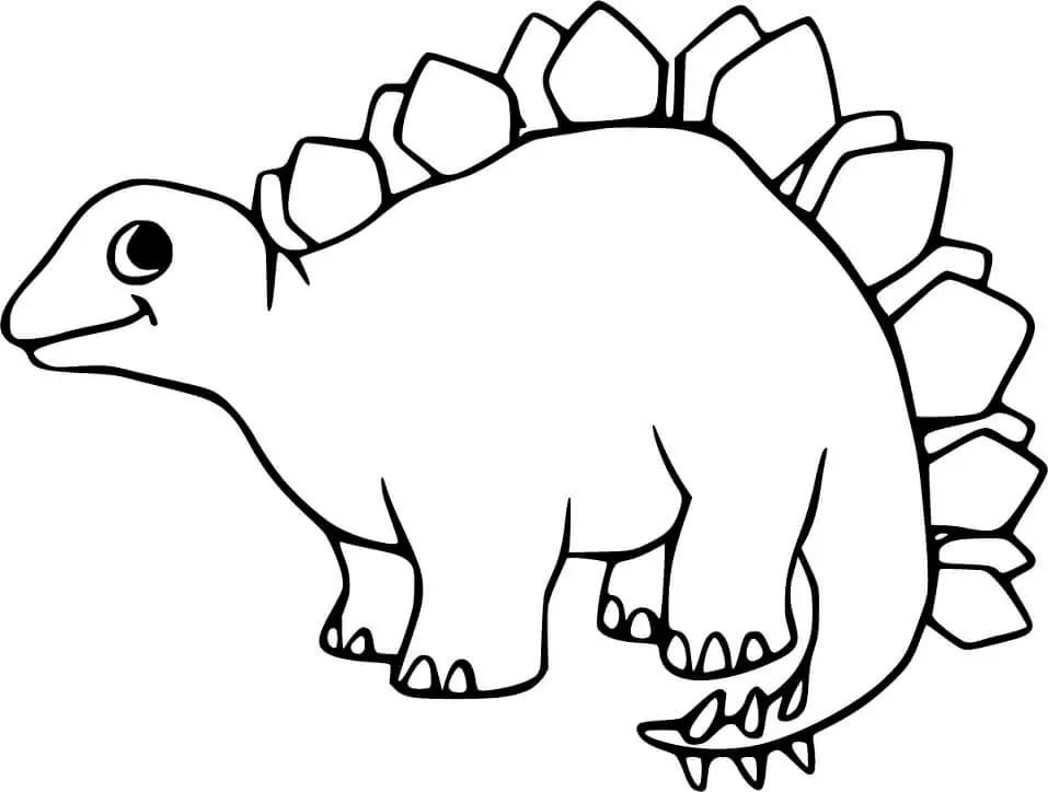 Adorable Stegosaurus