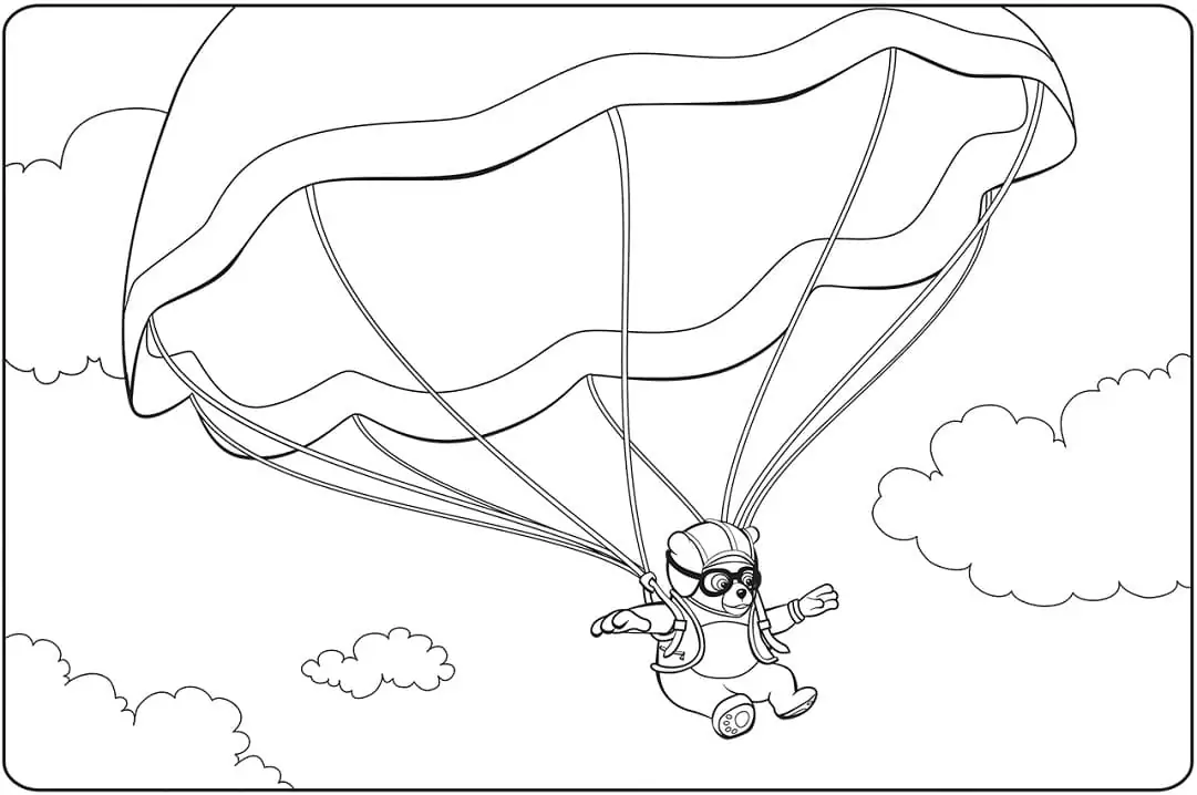 Agent Oso with Parachute