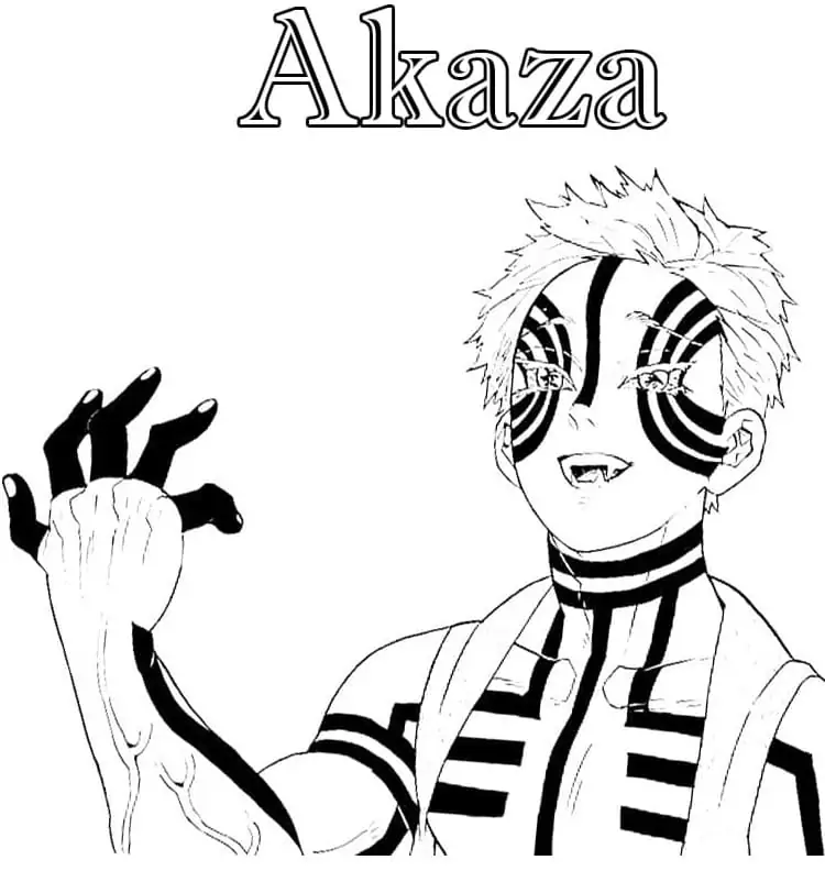 Akaza from Demon Slayer