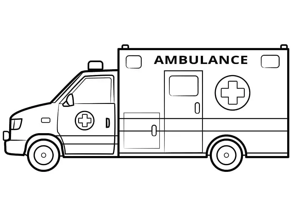Ambulance Free Printable