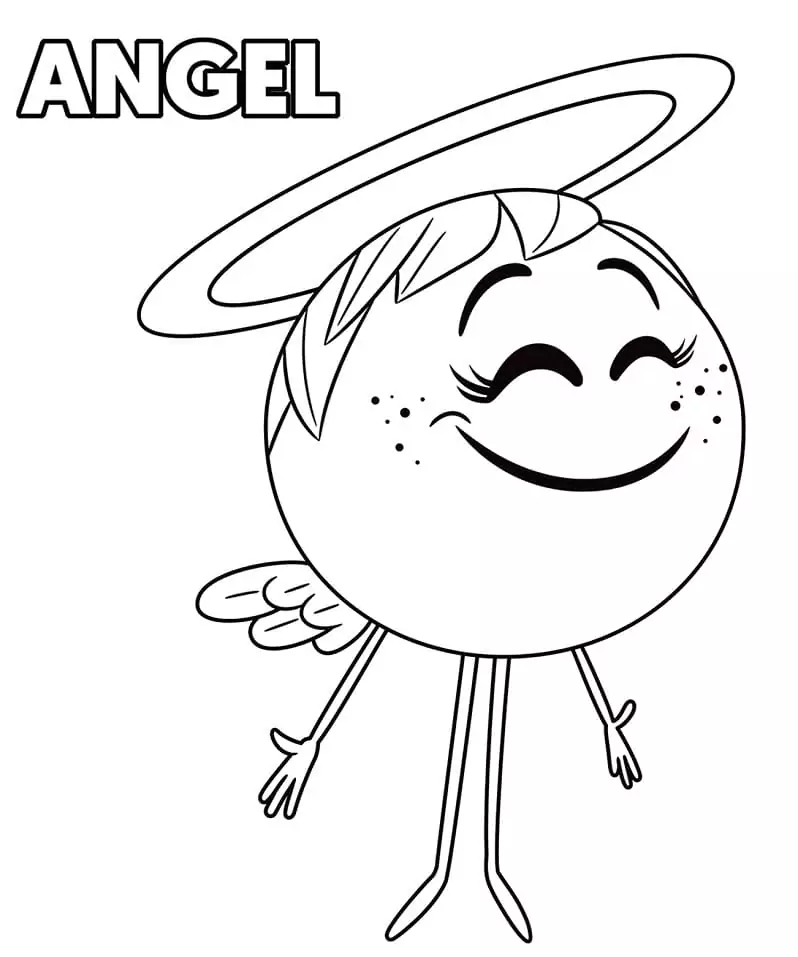 Angel from The Emoji Movie