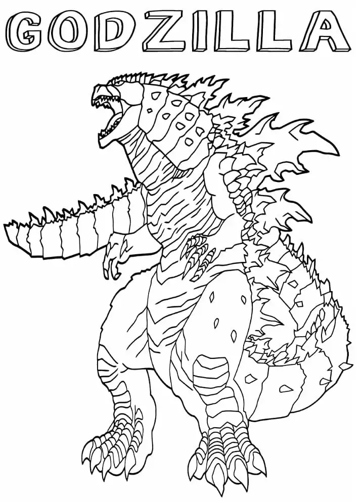 Wütender Godzilla