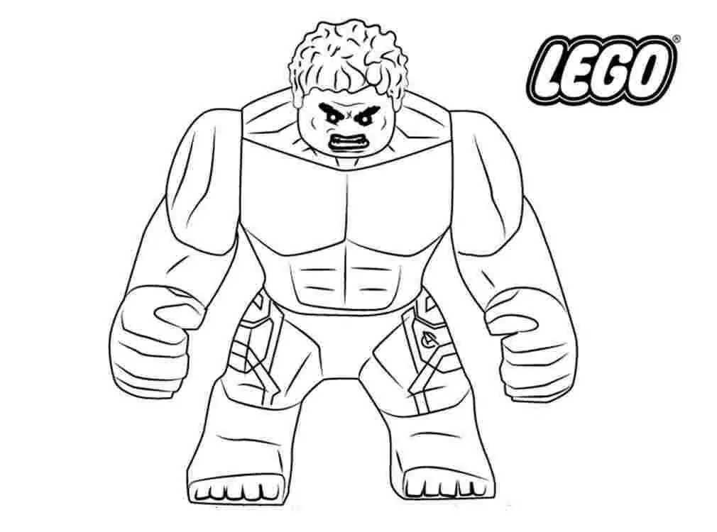 Wütender Lego-Hulk