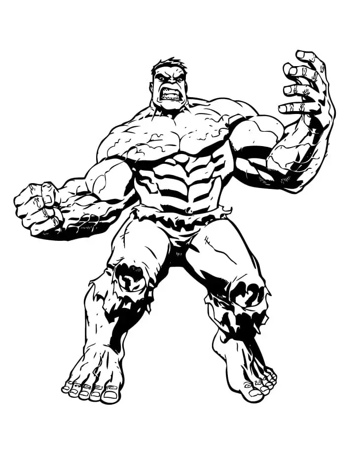 Animierter Hulk