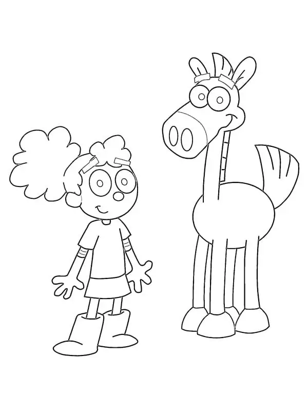 Annie with Pony