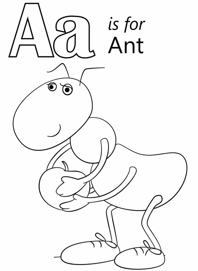 Ameisenbuchstabe A
