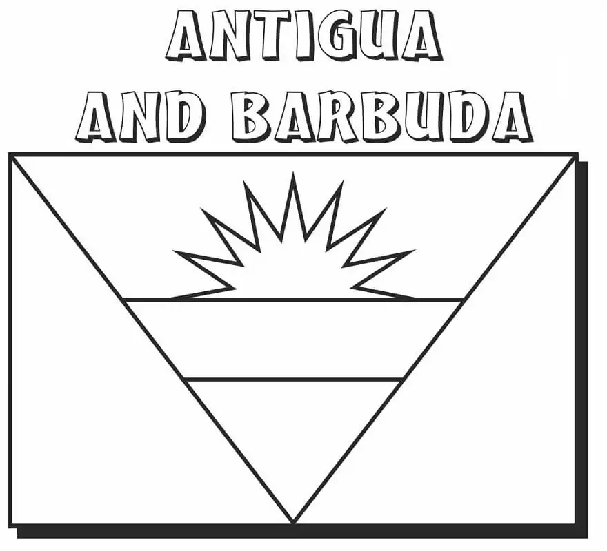 Antigua and Barbuda's Flag