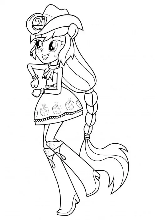 Applejack in Equestria Girls