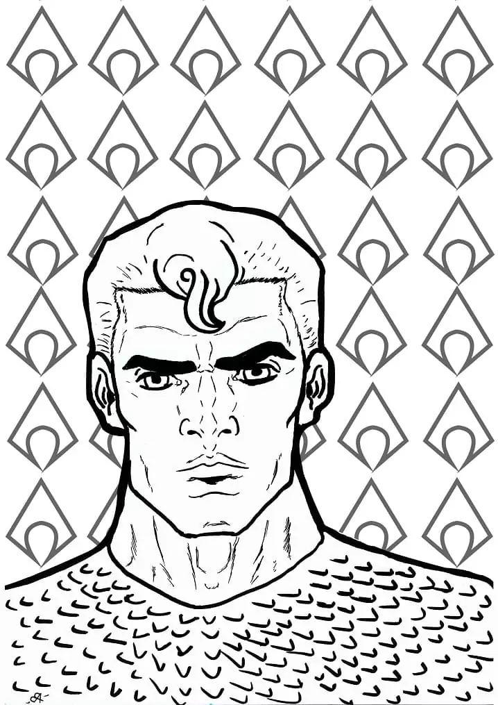 Aquaman-Gesicht