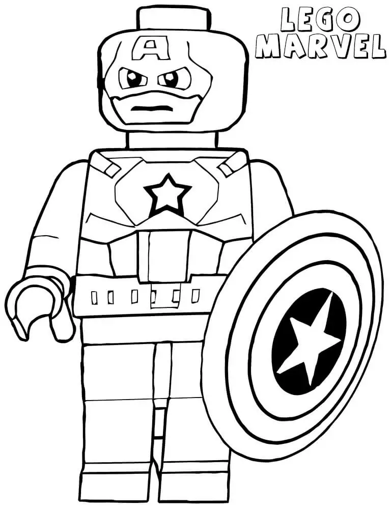 Awesome Lego Captain America