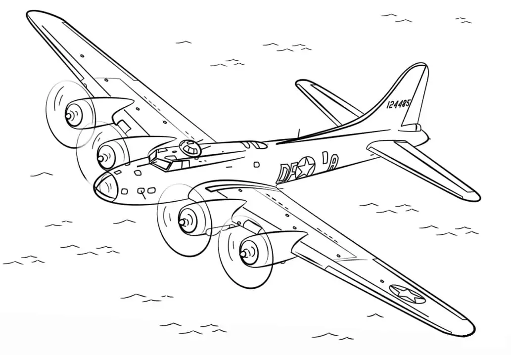 B-17 Fliegendes Festungsflugzeug