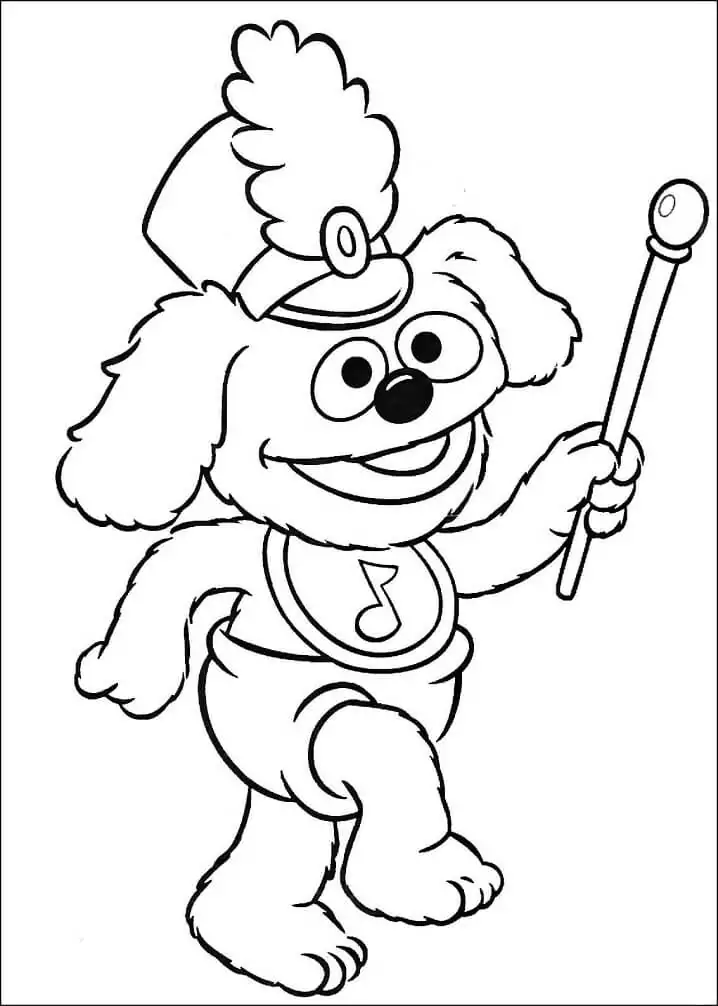 Baby Rowlf from Muppet Babies