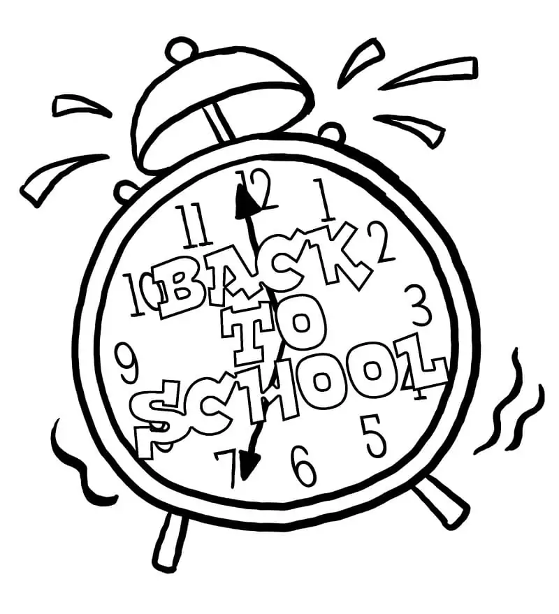 Back to School Clock