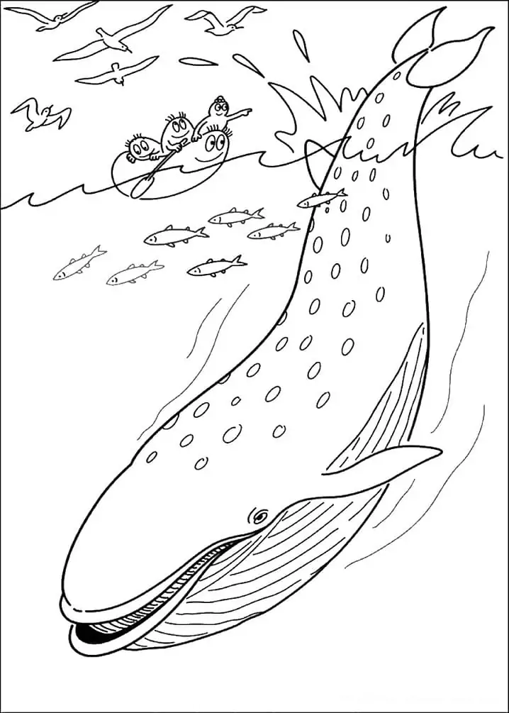 Barbapapa and Whale