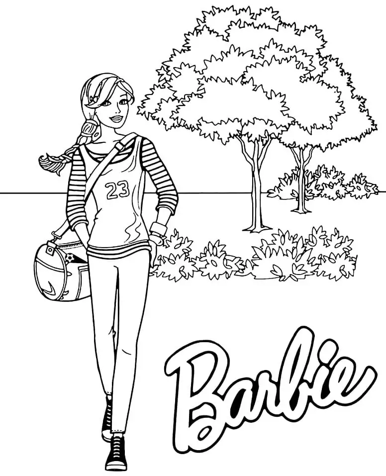 Barbie is Walking