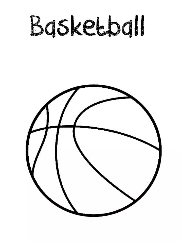 Basketball Ball to Print