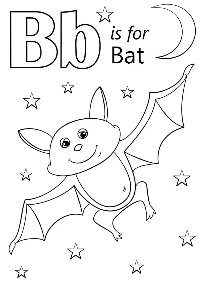 Bat Letter B