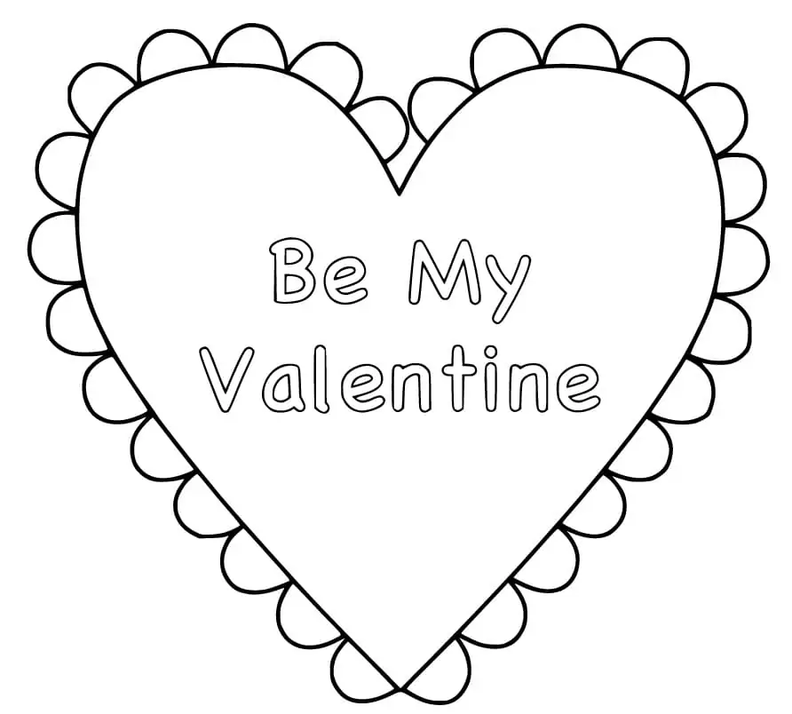 Be My Valentine Free Printable