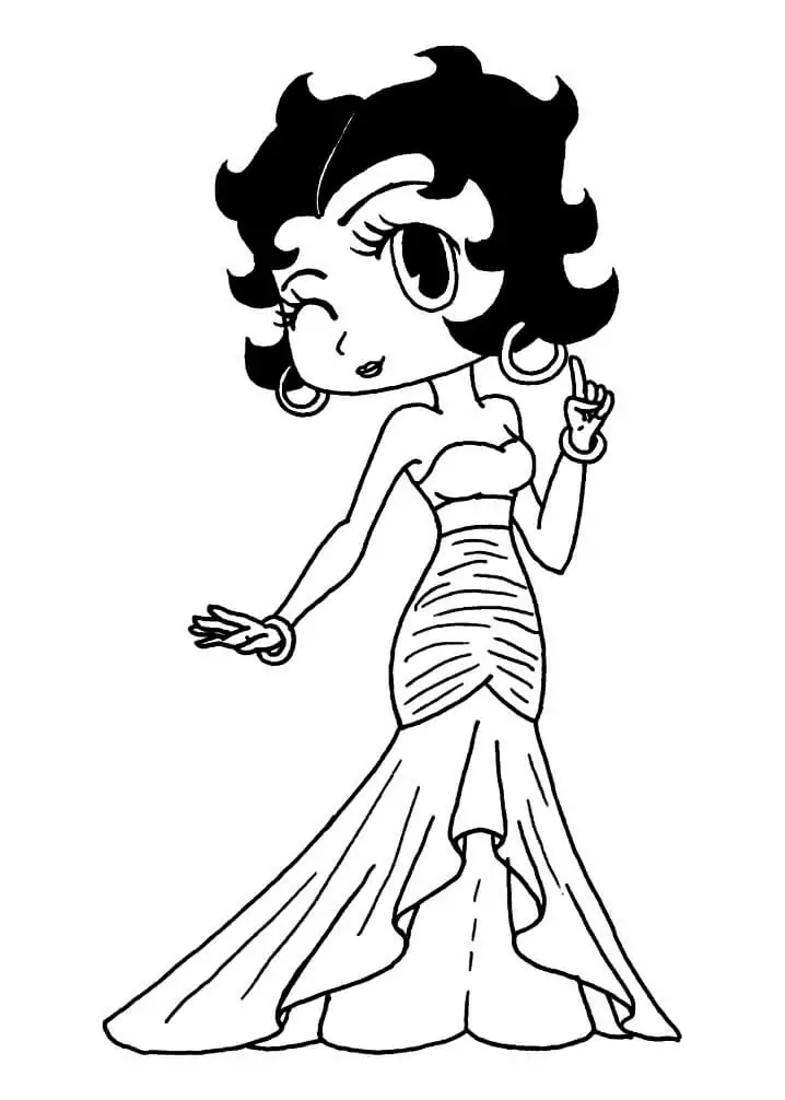 Schöne Betty Boop
