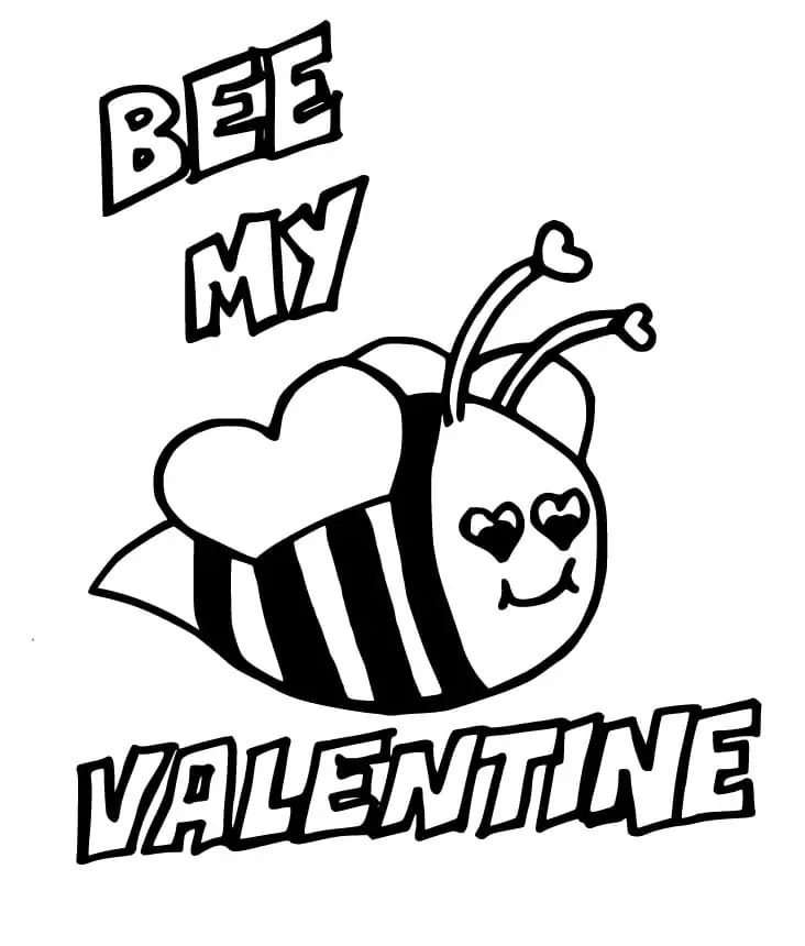 Biene Mein Valentinstag
