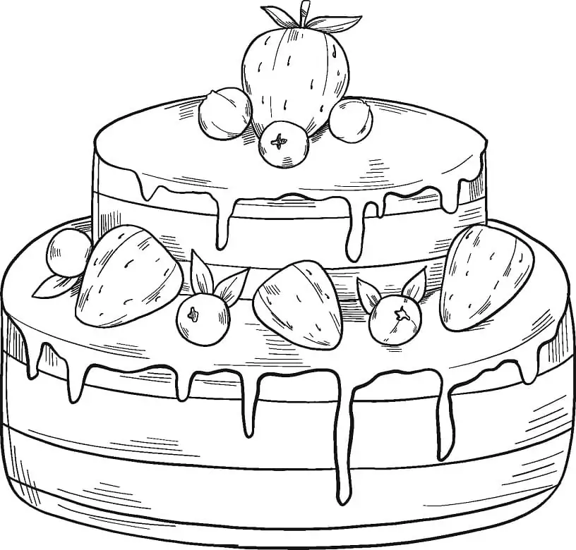 Beeren-Kuchen