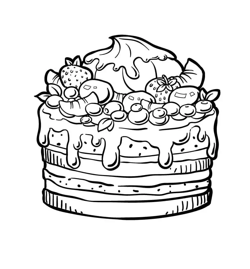 Großer Kuchen