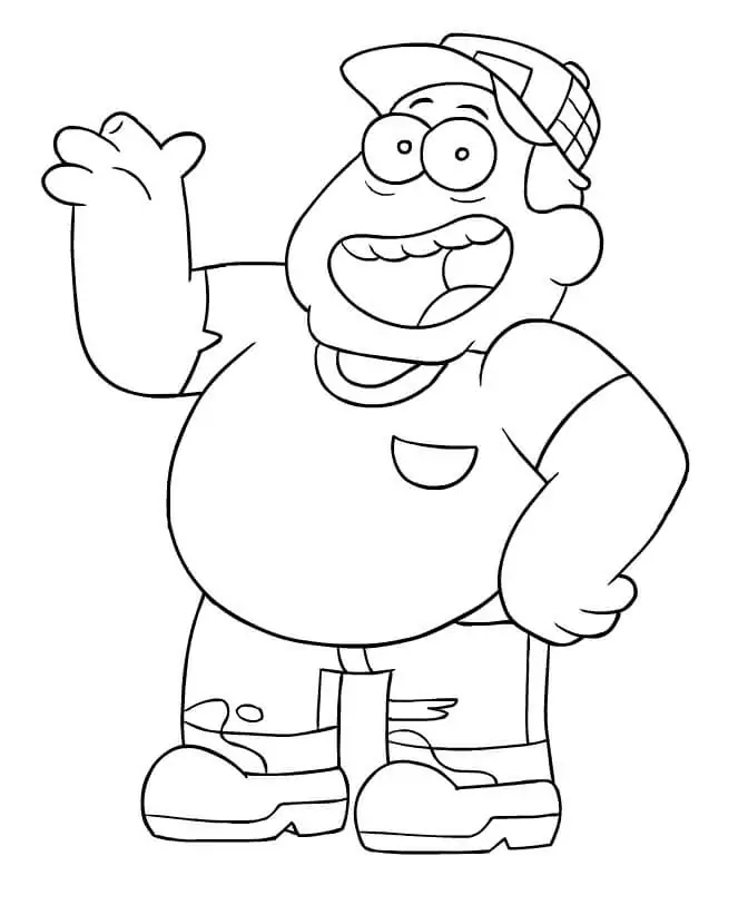 Gloria from Big City Greens Coloring Page - Free Printable Coloring ...