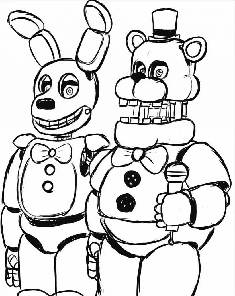 Bonnie and Freddy 5 Nights at Freddy’s