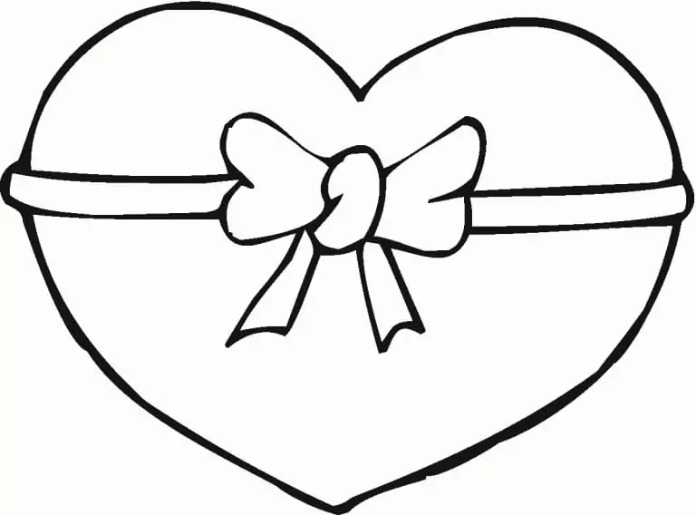 Bow Valentine Heart